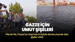 Gazze İçin Denize Bırakılan Şişeler Mersin’de Gündem Oldu! - 33 Mersin - Mersin Son Dakika İnternet Haberleri